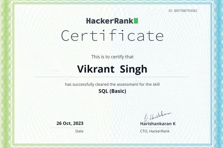 Hacker Rank SQL (Basic)